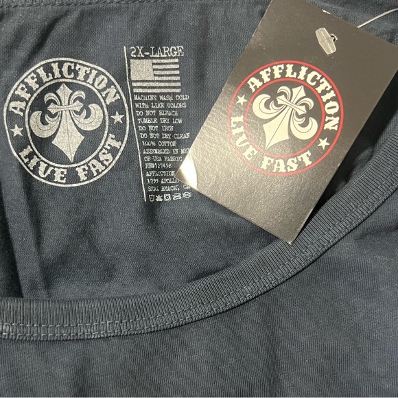 AC VNTG MTRS S/S TEE Affliction Women’s T-Shirt - Picture 16 of 16